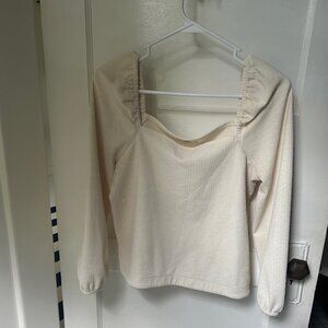 Madewell Square Neck blouse (S)